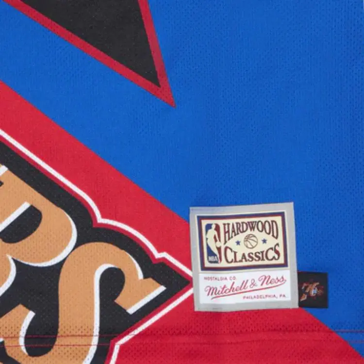 Mitchell Ness Basketball Jerseys Unisex Blue-2