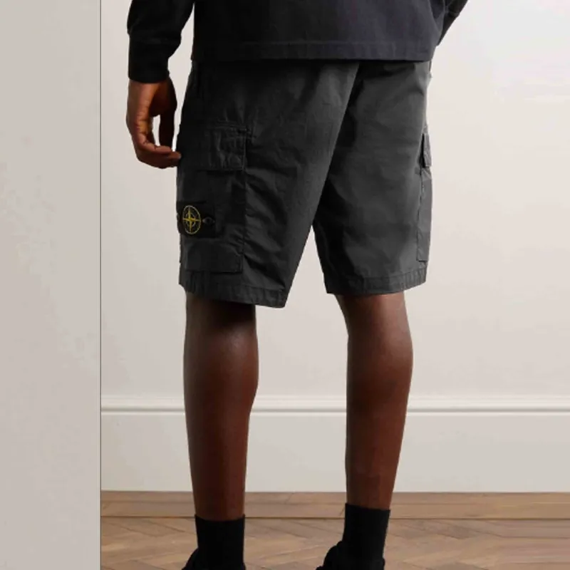 STONE ISLAND Casual Shorts Men Black-3