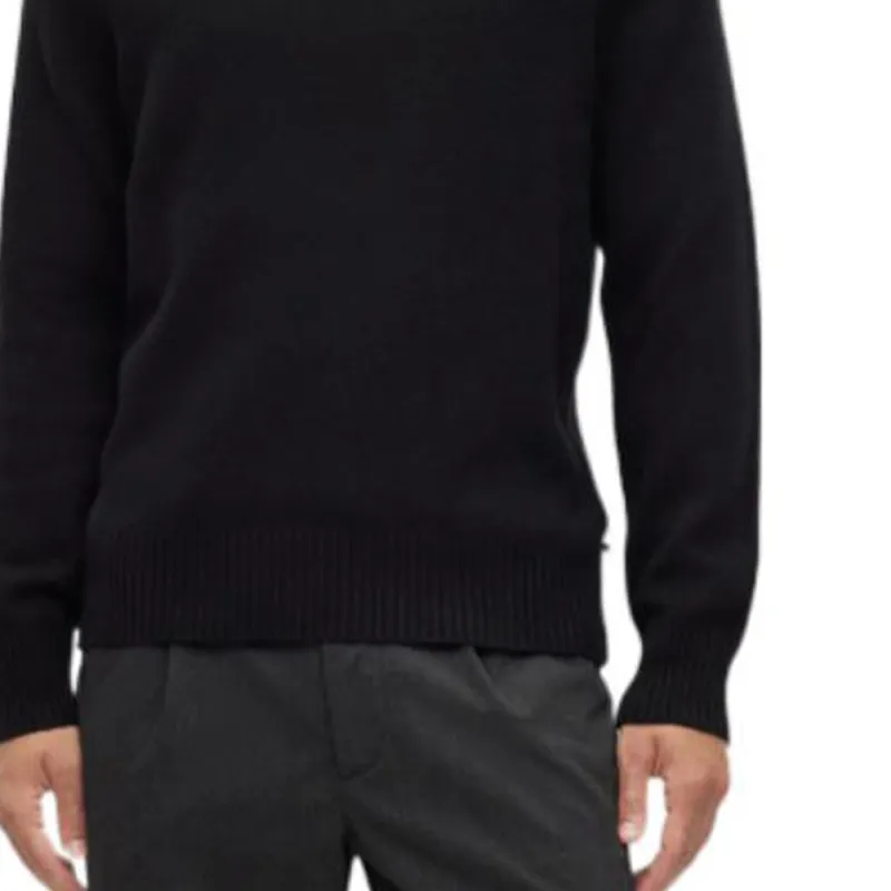 HUGO BOSS FW22 Cashmere Sweater Men's Pitch Black-3