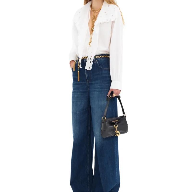 Chloé Embroidered Lavallière Shirt-3