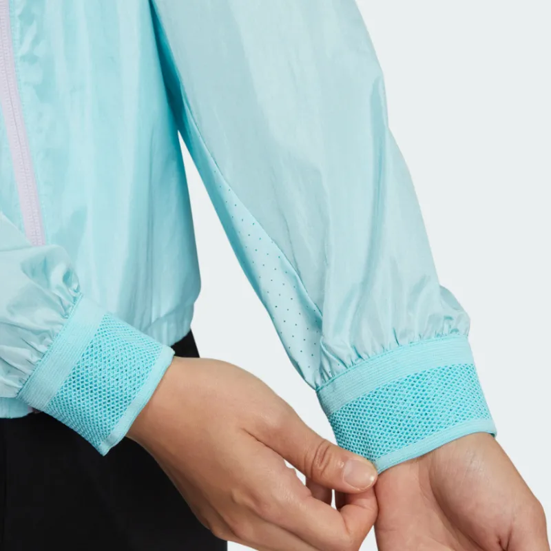 Adidas UST WINDBREAKER Jackets Coats Women's Sea Blue/White-5