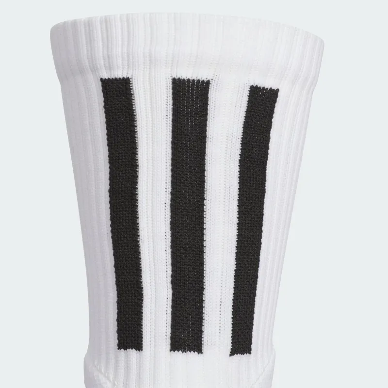 Adidas Basketball Socks Unisex 1 Pack White-2