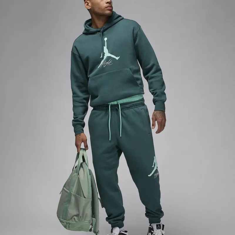 Jordan Essentials Fleece Hoodie Sweatshirt Men's Oxidized Green-2