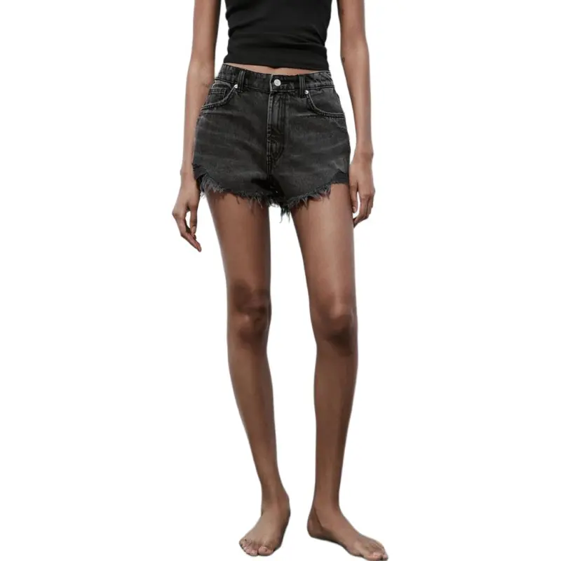 ZARA Trf Denim Shorts Women's-6