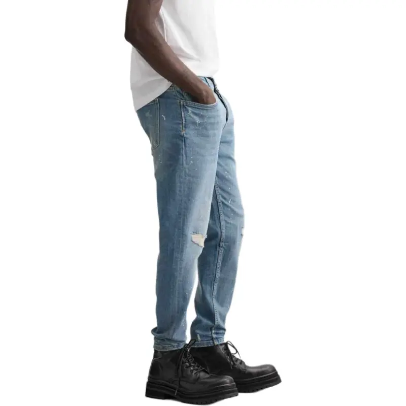 ZARA Jeans Men Blue/Green-2