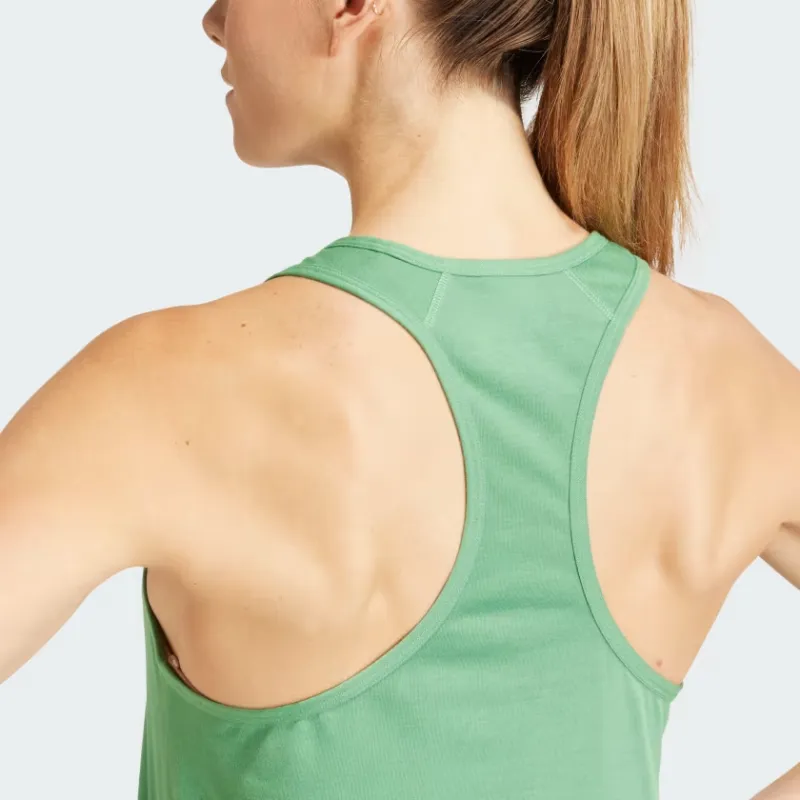 Adidas Essential Tank Tops Women's Green-5