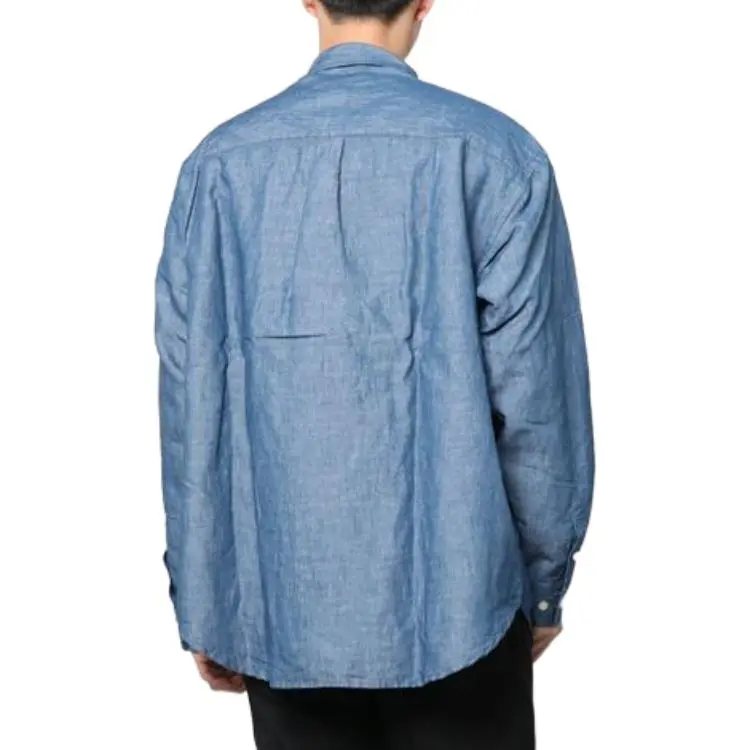 A BATHING APE Shirts Men Blue-3
