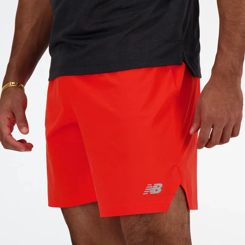 New Balance Casual Shorts Men's Red-5