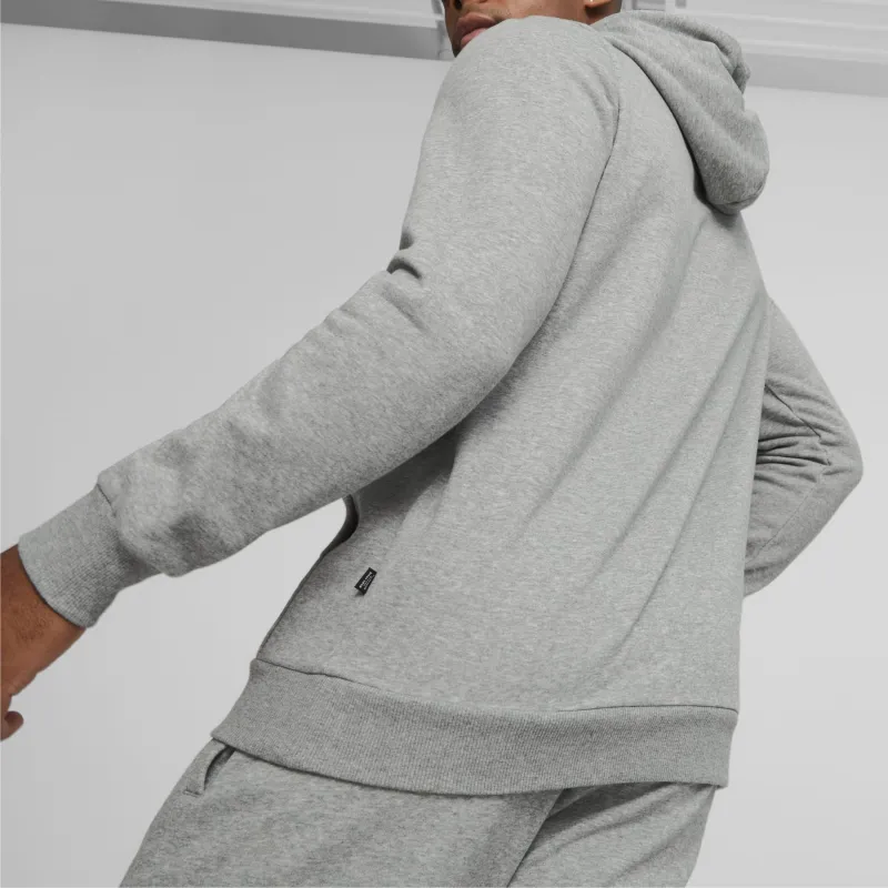PUMA ESS+ Logo Lab Men's Hoodie Sweatshirt Men's Medium Gray Mixed Color-3