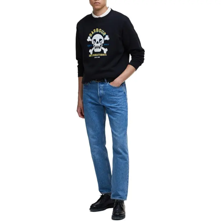 BARBOUR Sweatshirts Men Black-3