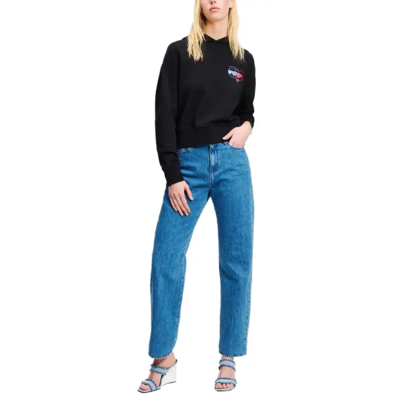 KARL LAGERFELD / Karl Lagerfeld Jeans Ikon Colour pop Cropped Hoodie-2