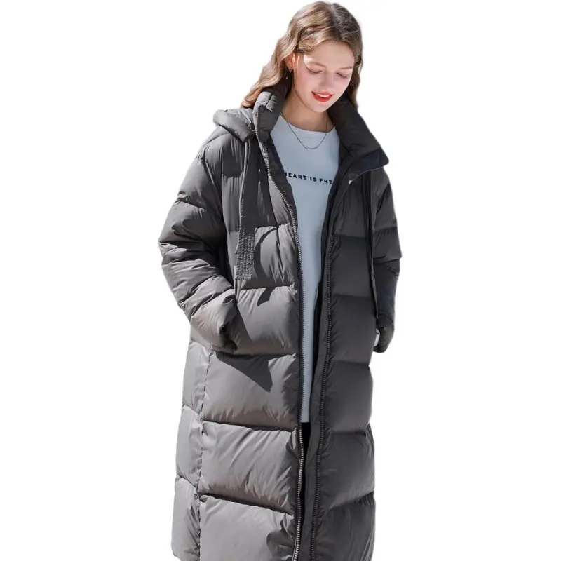 3COLOUR Down Jacket Women's Stone Gray-2