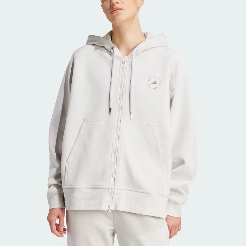 Adidas X Stella McCartney Co titled Series Full Zip Hoodie Jackets & Coats Women's Mica Powder-2