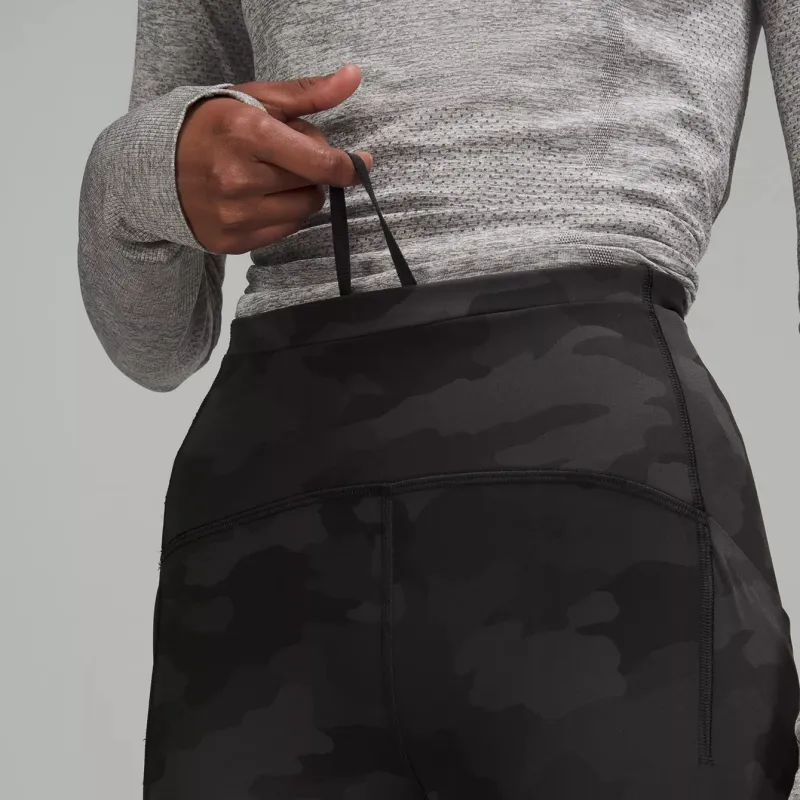 Lululemon Swift SpeedHigh Rise Brushed Tight Luxtreme Sports Pants 28' Women's Camouflage Dark Coal Camouflage-3