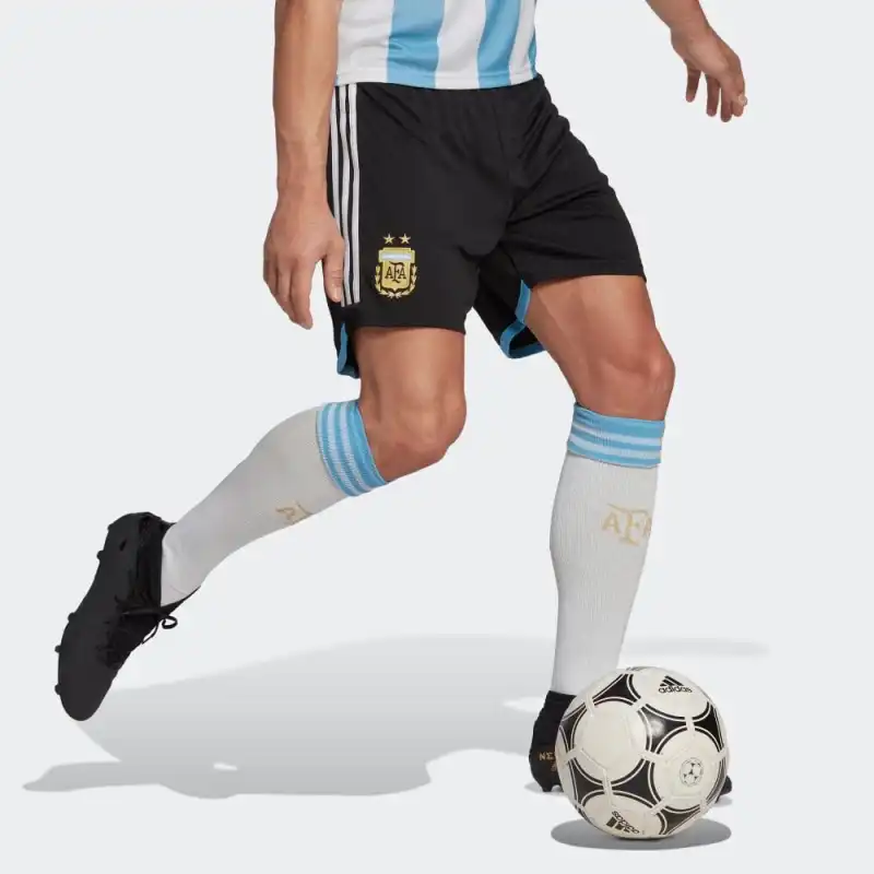 adidas Argentina 22 Home Shorts Black-4