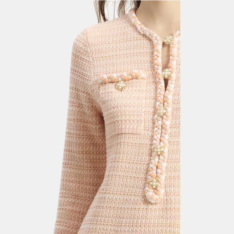 Bebe FW24 Long Sleeved Dresses Women's Light Orange-1