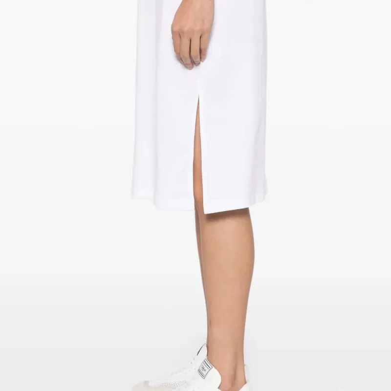 LACOSTE Trimmed Jersey Dress-4