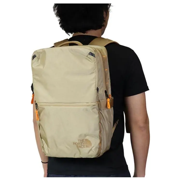 THE NORTH FACE Polyester Backpack Regular Unisex Khaki-4