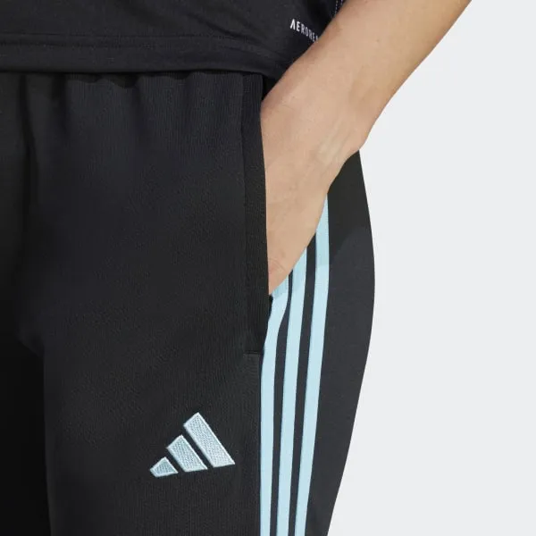 Adidas Knitted Sweatpants Women's Black/Paradise Blue-4