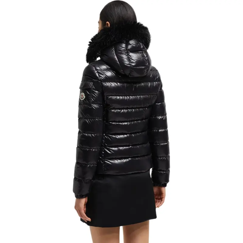 Moncler Down Jacket Winter Women's Black-4