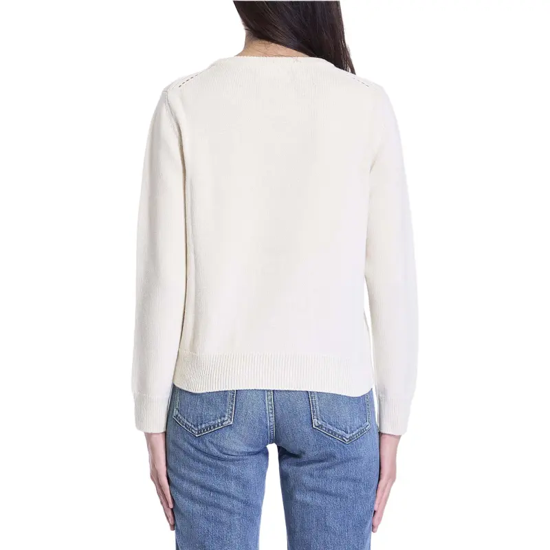 CELINE Crew Neck Sweater In Heritage Cashmere-4