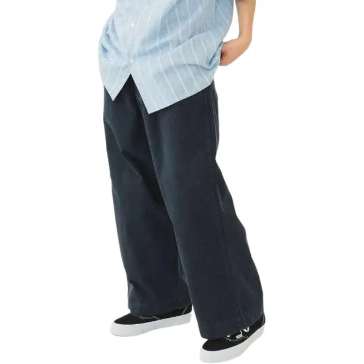 Beams Casual Pants Men's Marine Blue-3