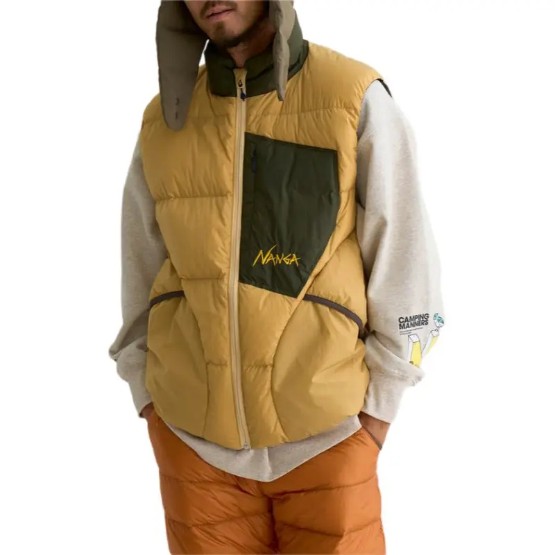 NANGA MAZENO RIDGE VEST Vest Unisex Beige Yellow-1