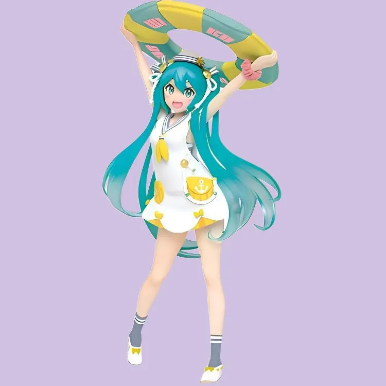 TAITO Hatsune Miku Vocaloid Summer Outfit Ver. Repaint Edition Bonus Gifts-1
