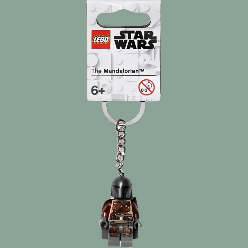 LEGO Star Wars Collection The Mandalorian Figure Pendant Key Ring Building Blocks 1 Pc 854124-2