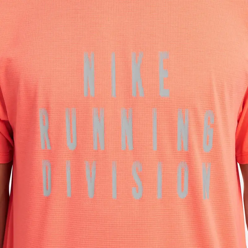 Nike Dri Fit Rise 365 T Shirt Men's Orange-3