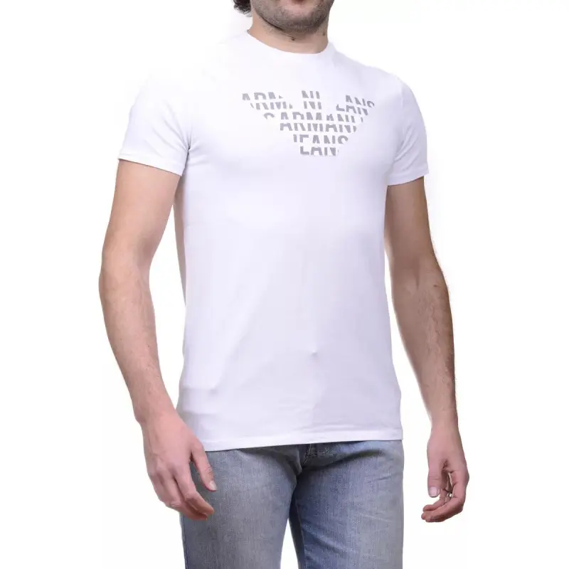 ARMANI JEANS T Shirt Men's White-2