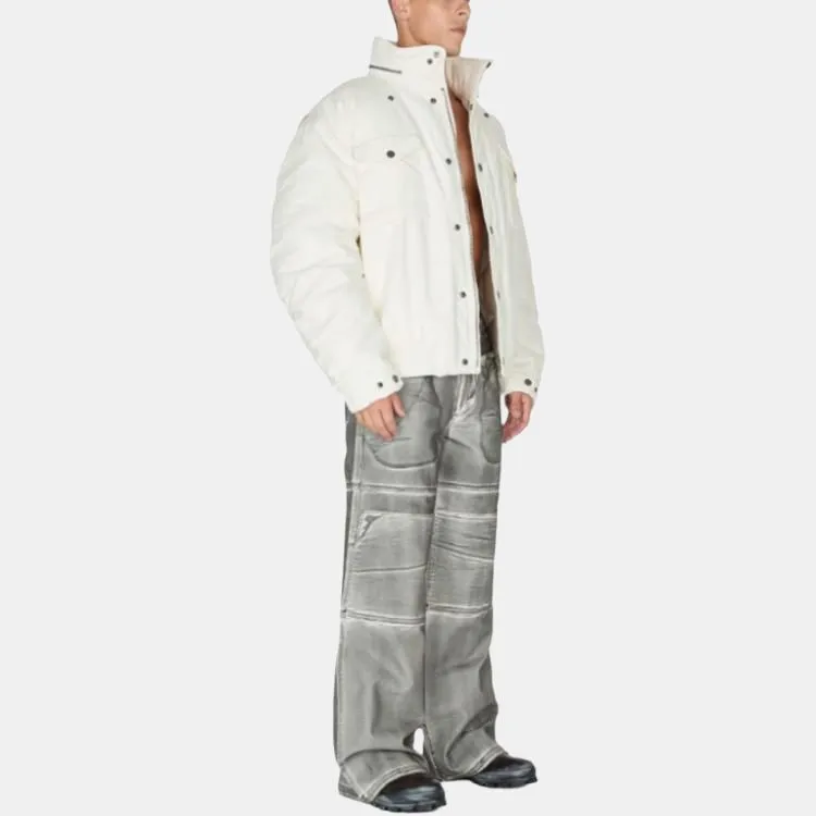 GUESS Jackets & Coats Men's White-3