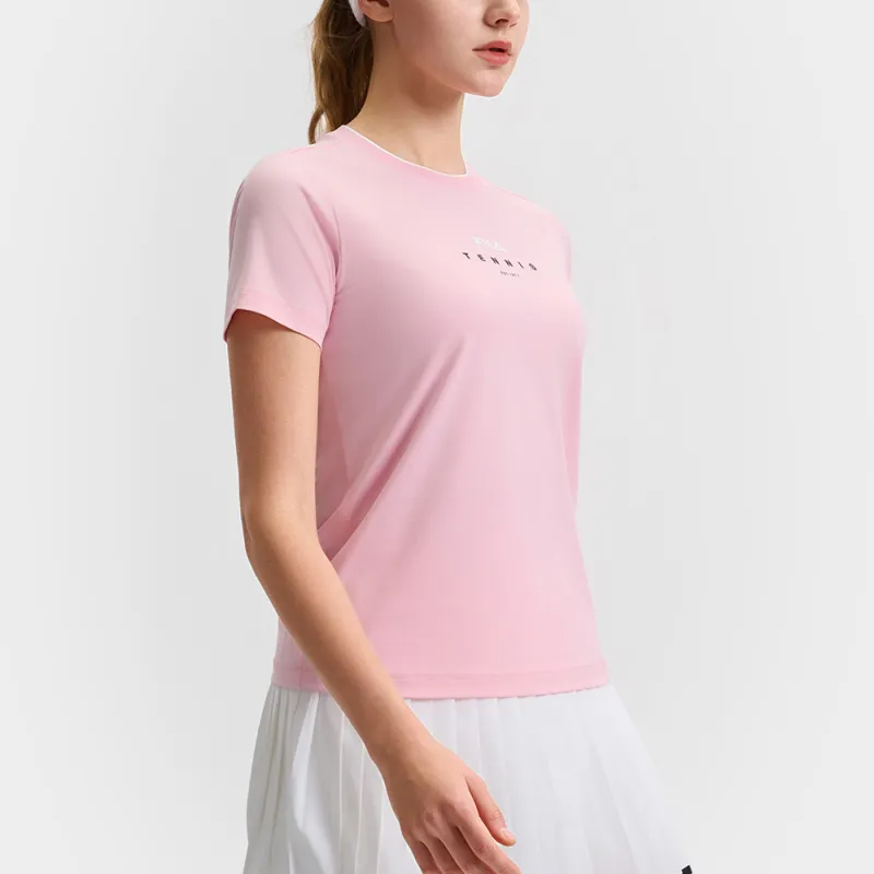 FILA Regular T Shirt Women's Camellia Pink-3