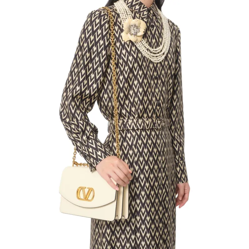 Valentino Toute La V Monogram Long Sleeved Shirt-2
