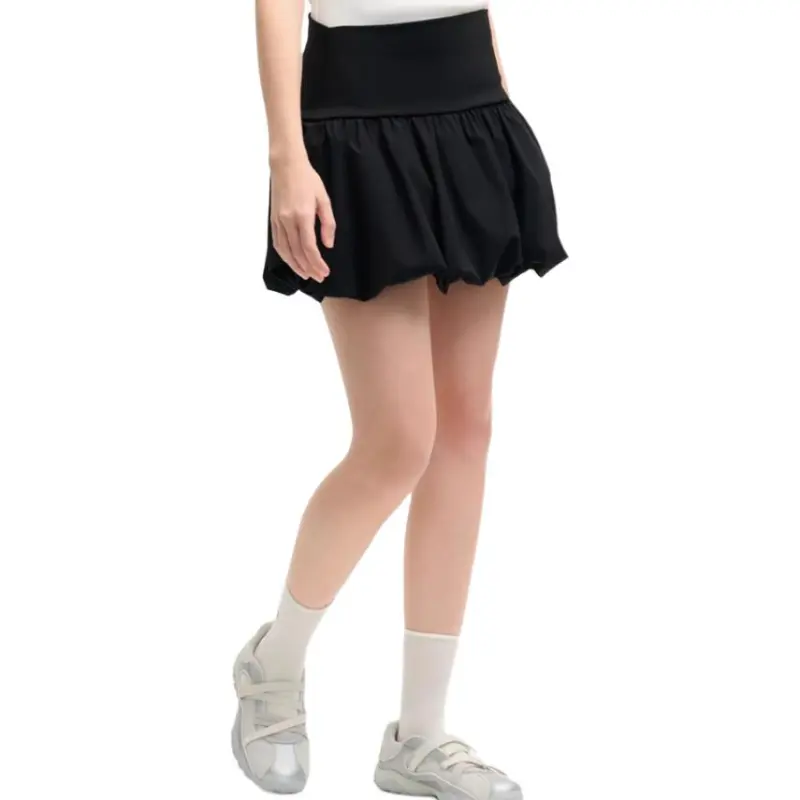 FILA ORIGINALE Casual Short Skirts Women's Jet Black-3