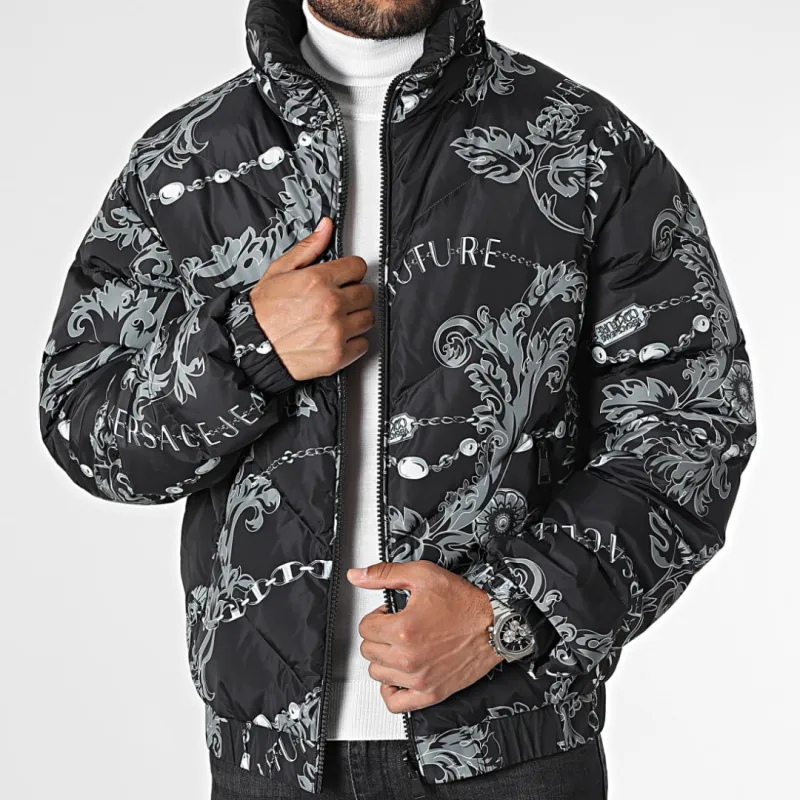 VERSACE JEANS COUTURE Jackets Coats Men's Black-7