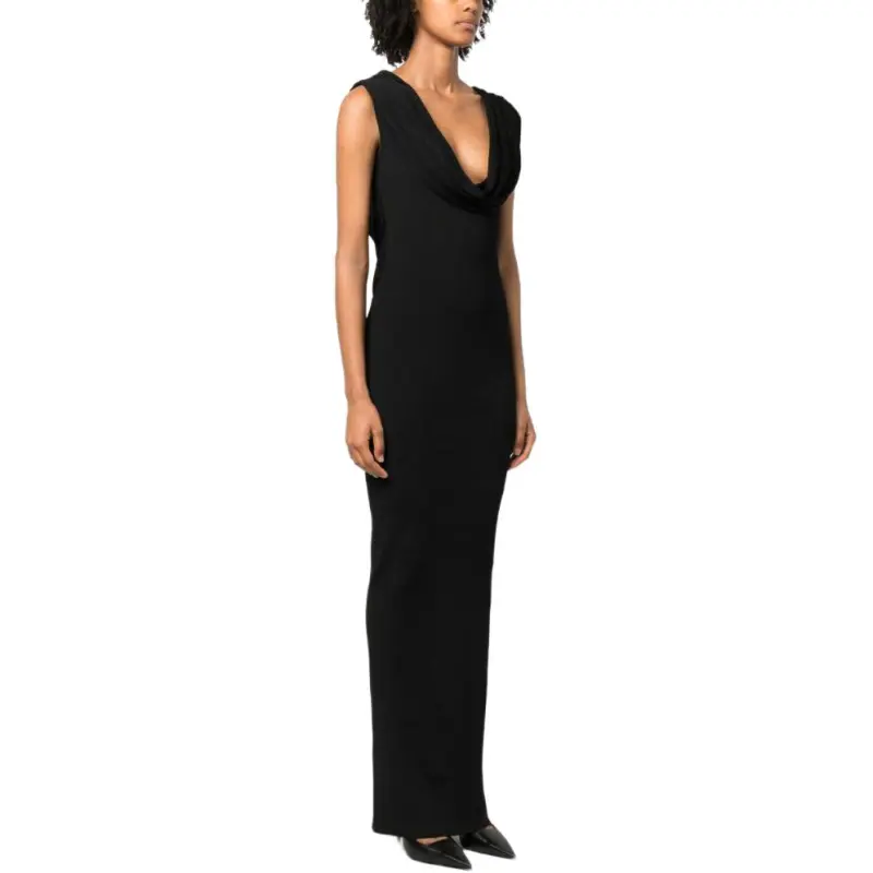 Givenchy Kleid Cowl neck Maxi Dress-3