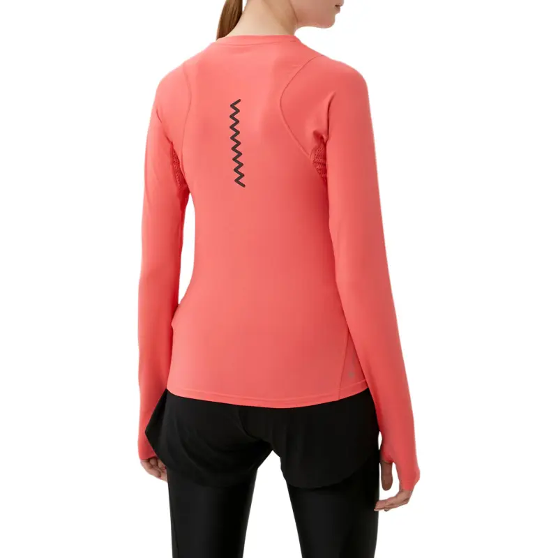 Adidas T Shirts Women's Swirl Neon Red-3