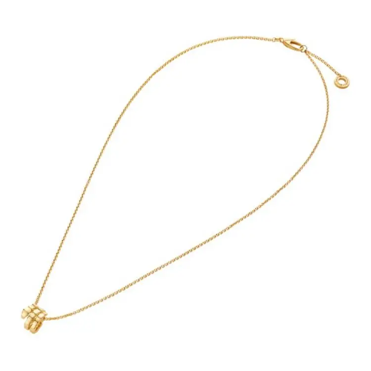 BVLGARI 18K Gold Necklaces Unisex Gold-1