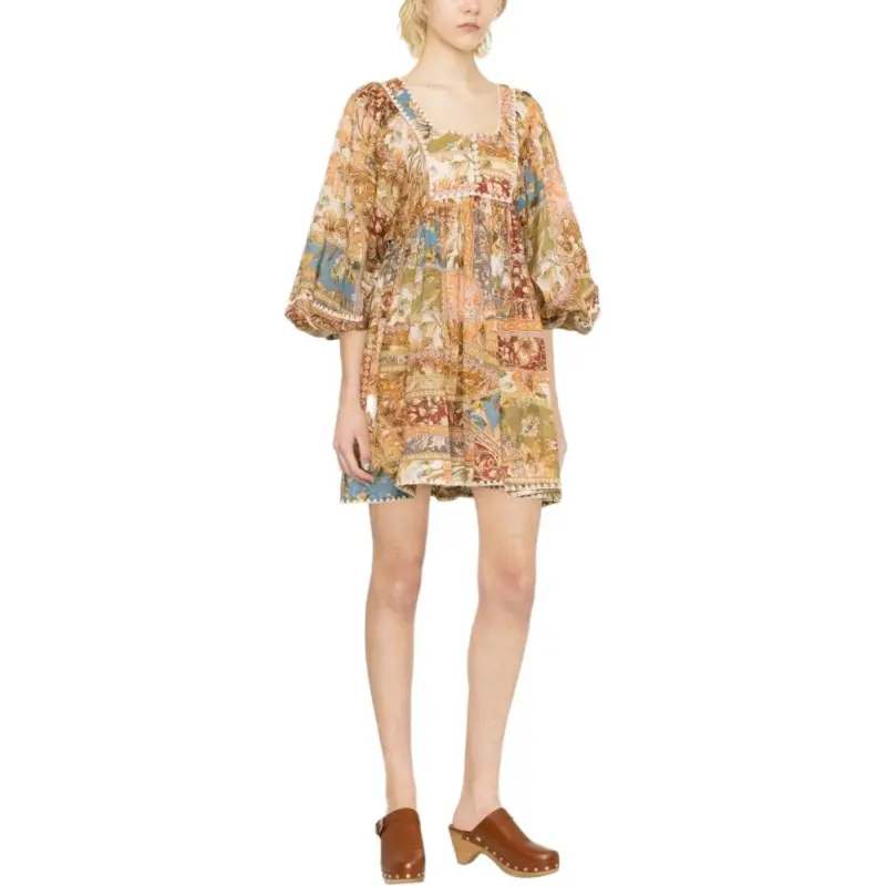 Zimmermann Long-Sleeved Dresses Women's Multicolor-3