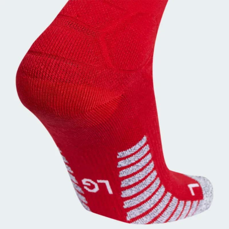 Adidas ADIZERO 2 FTBL Mid-Calf Socks Unisex Burgundy-2
