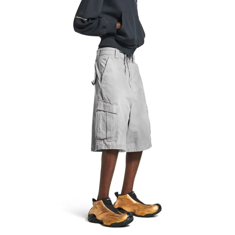 Balenciaga Cargo Shorts Loose Fit Men's Gray-5