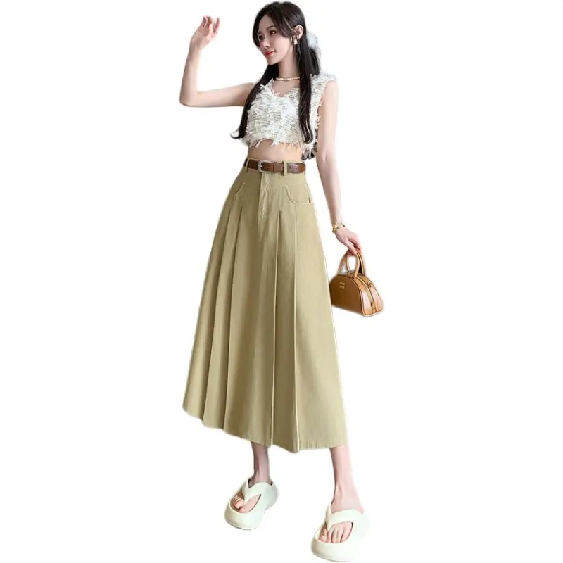 GOSO Casual Long Skirts Women's-3