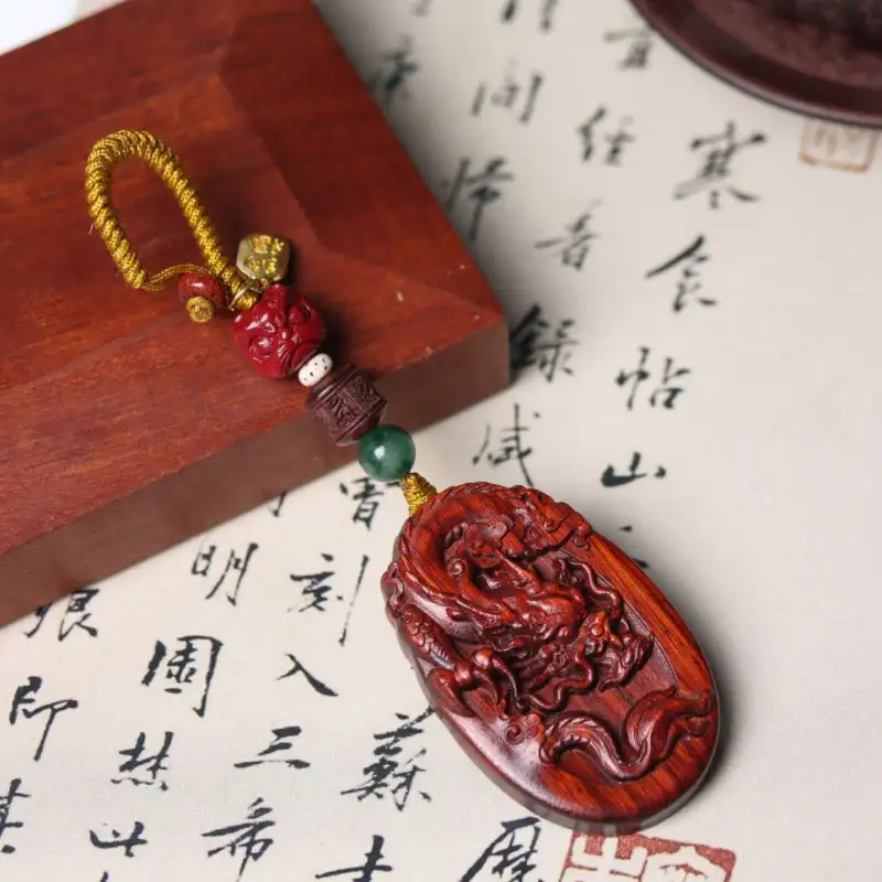 Lordship Pterocarpus Keychains Unisex-9