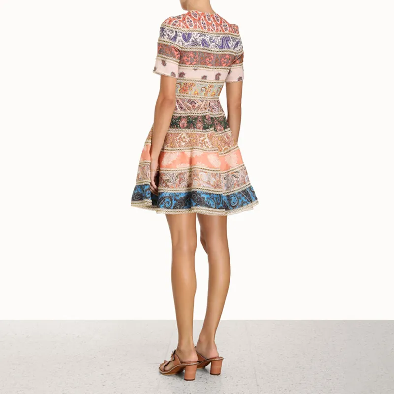 Zimmermann Devi Graphic Printed Mini Dress-3