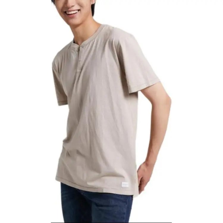 Hollister T Shirt Men's Brown Yellow-2