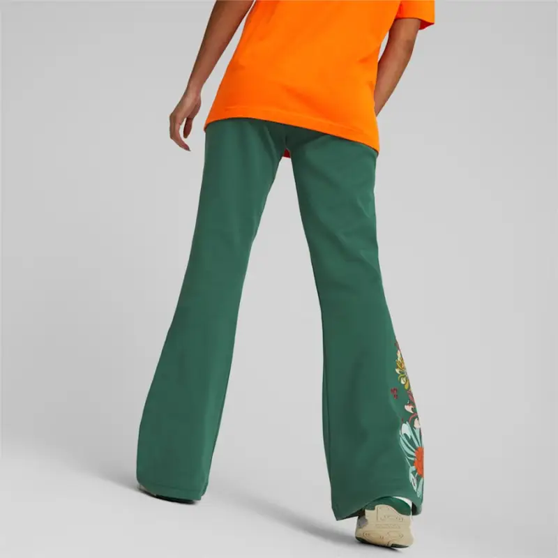 PUMA X Liberty Co-branded SS23 Casual Pants Women's Green-4