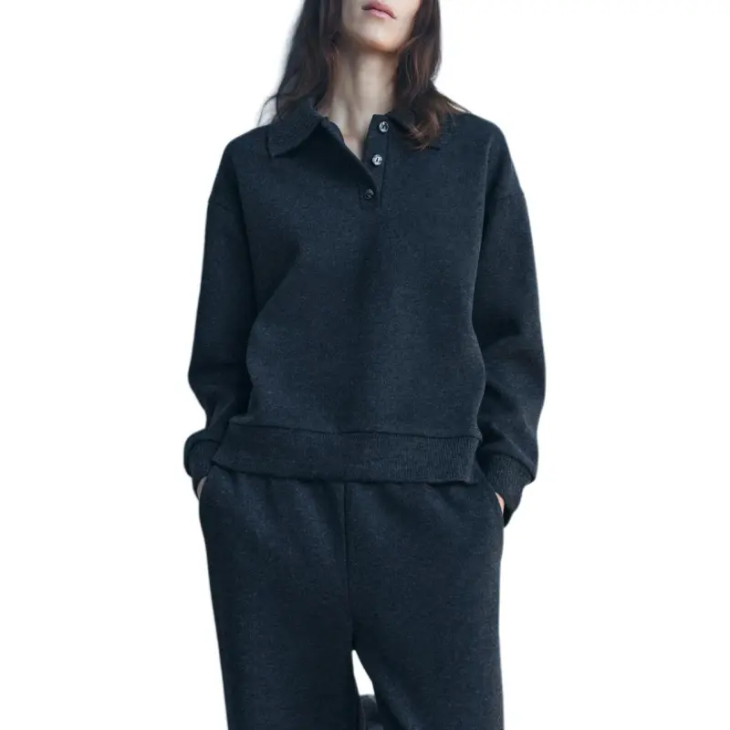 ZARA Sweatshirt Women's Mud Gray-3