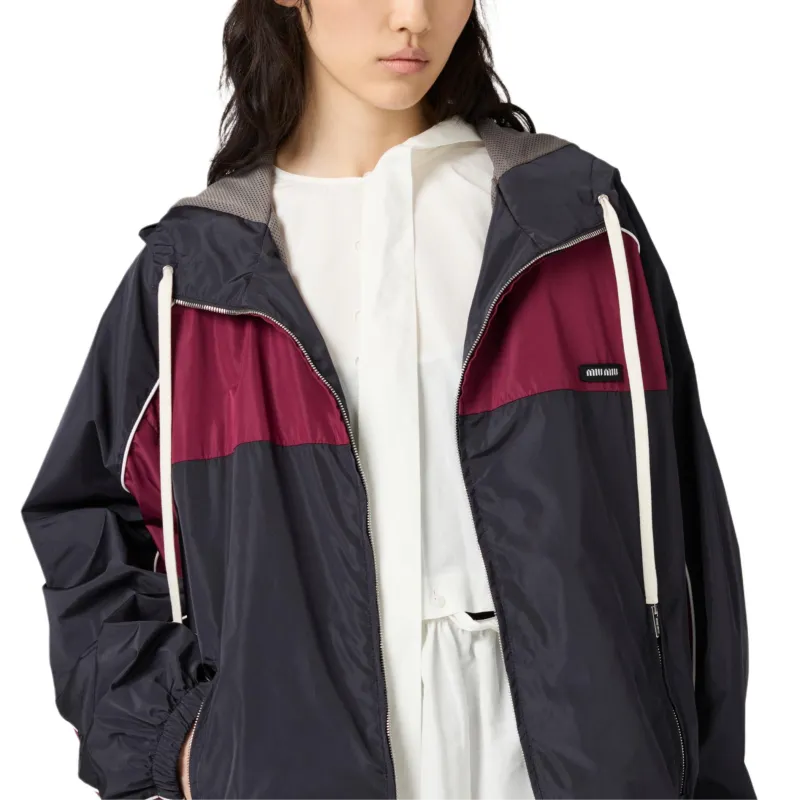 MIU MIU SS25 Jackets Coats Women's Blue Red-4