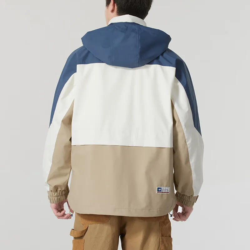 New Balance SS25 Jackets Coats Men's Blue Brown-4